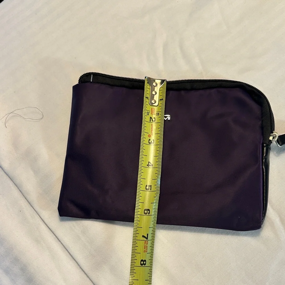 Tumi Purple Nylon Toiletry Pouch for Men